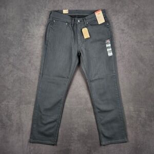 Levis 541 Jeans Mens 34x30 Dark Gray Athletic Taper Stretch Denim NEW
